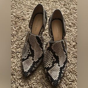 Snake skin heels